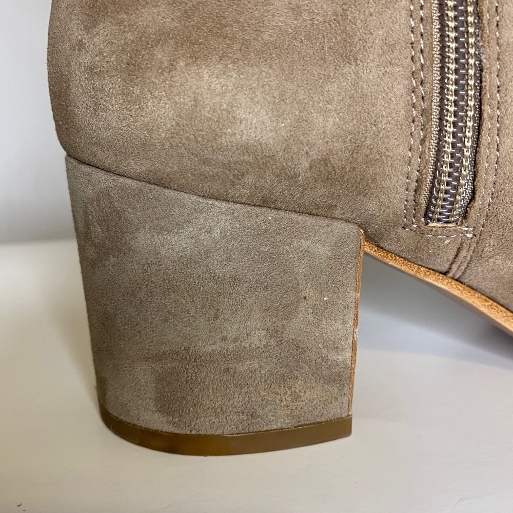 Coach Bonnie Suede Block Heel Booties - Picture 11 of 16